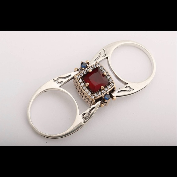 Mesmerizing MUST have reversible Turkish ring Big statement ring, best gift ever - Picture 6 of 9
